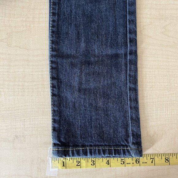 Miley Cyrus Max Azria Women's Blue Denim Jeans Size 7 Stretch Low Rise Skinny - Picture 11 of 11